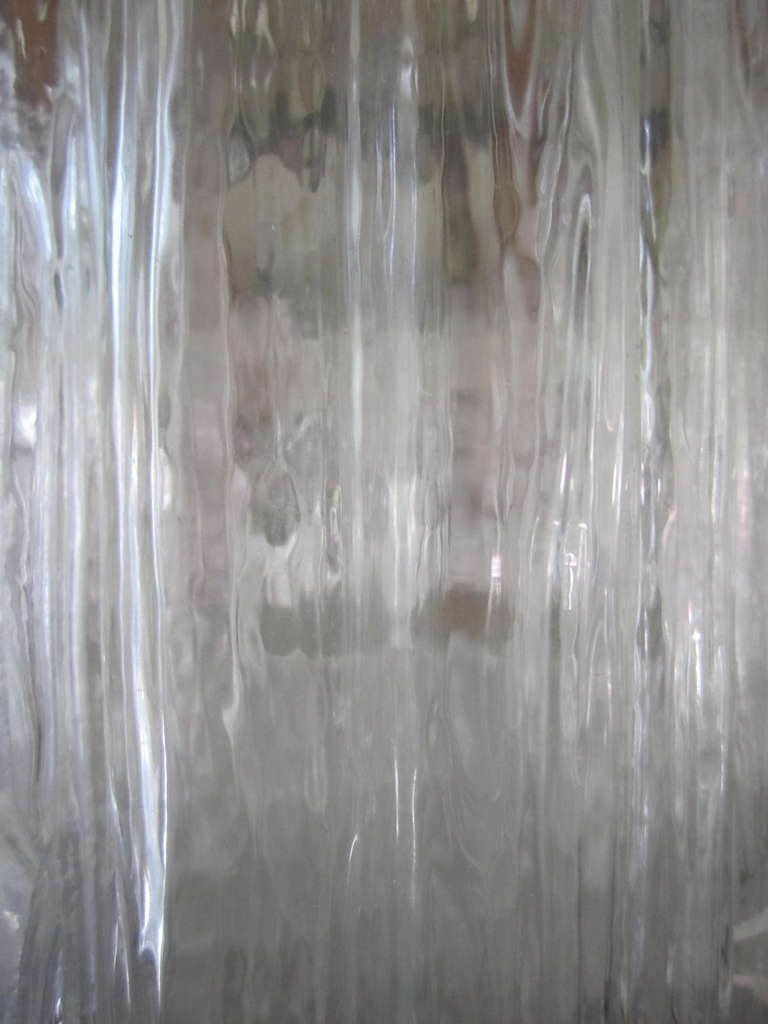Magnifique lustre tube Tronchi italien de Venini Murano en vente 3