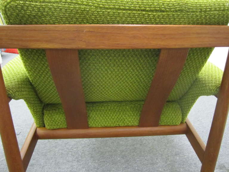 Outstanding Pair of Greta Jalk Teak Lounge Chairs, Mid-Century Danish Modern 5
