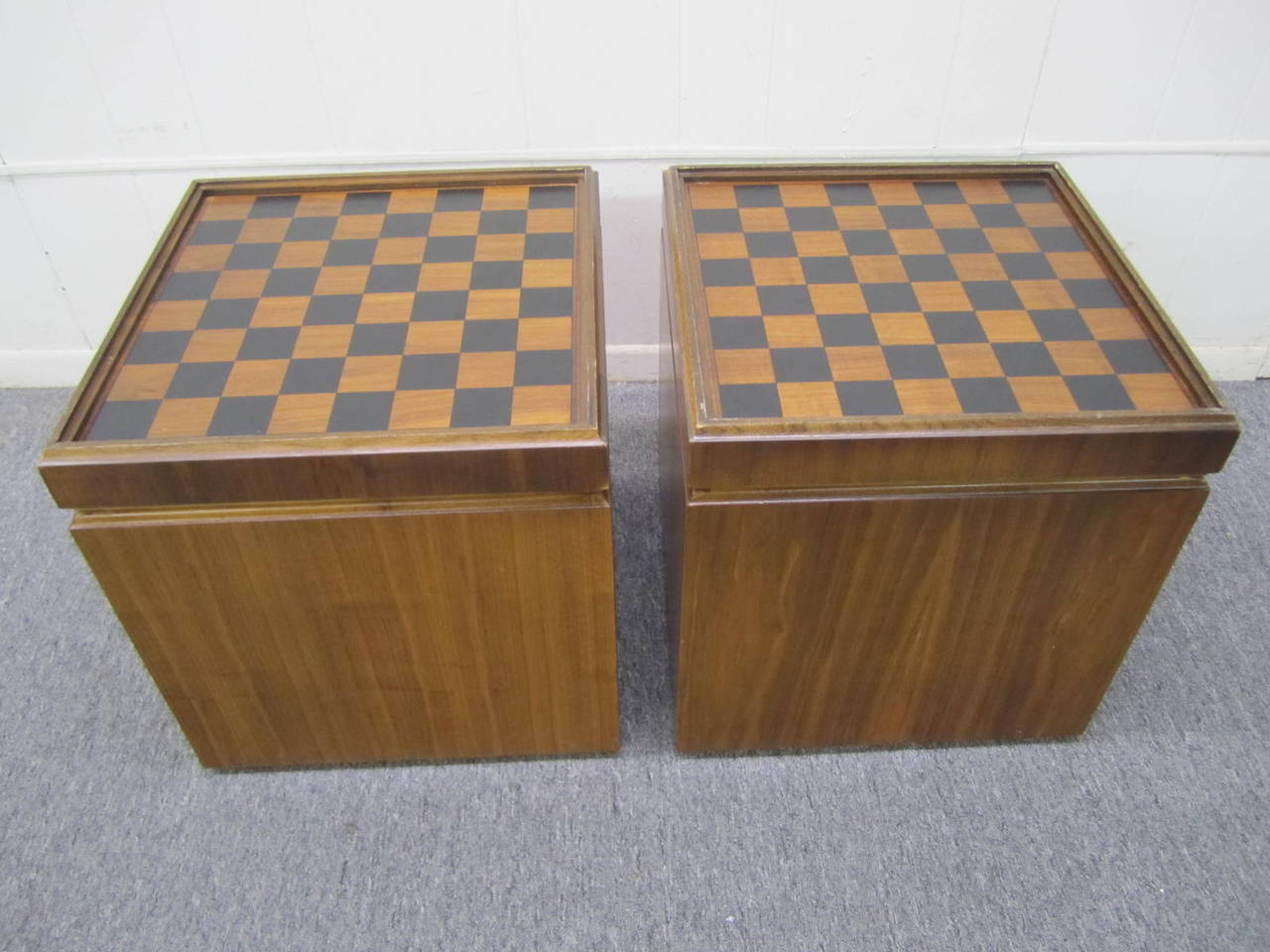wood box stool