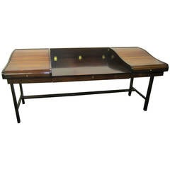 Retro Excellent Rosewood Roll Top Desk by Edward Wormley for Dunbar Mid-Century Modern