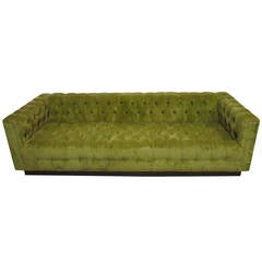 Awesome Dunbar Style Chesterfield Tufted Sofa Mid-Century Modern