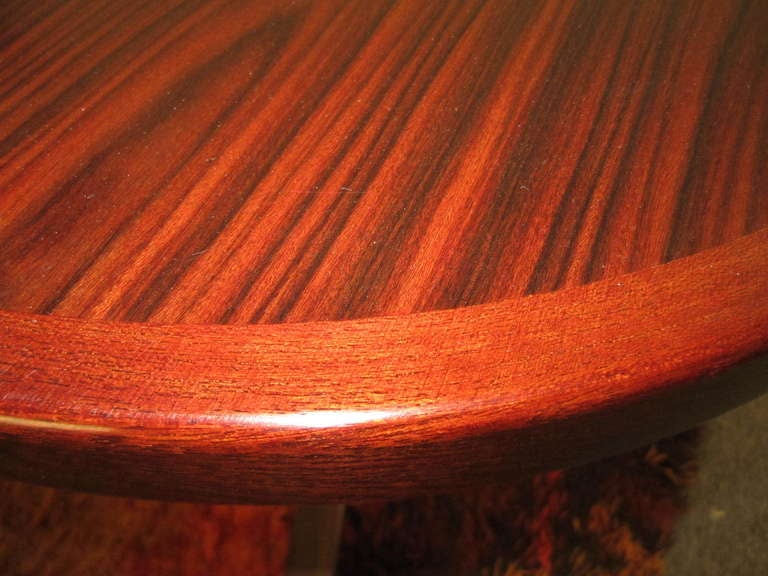 Table de salle à manger danoise moderne Moller en bois de rose à 2 couches, exceptionnelle en vente 1