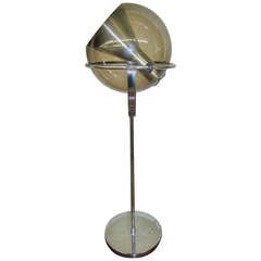 Wonderful Industrial Style German Orb Lamp, Mid-Century Modern 12