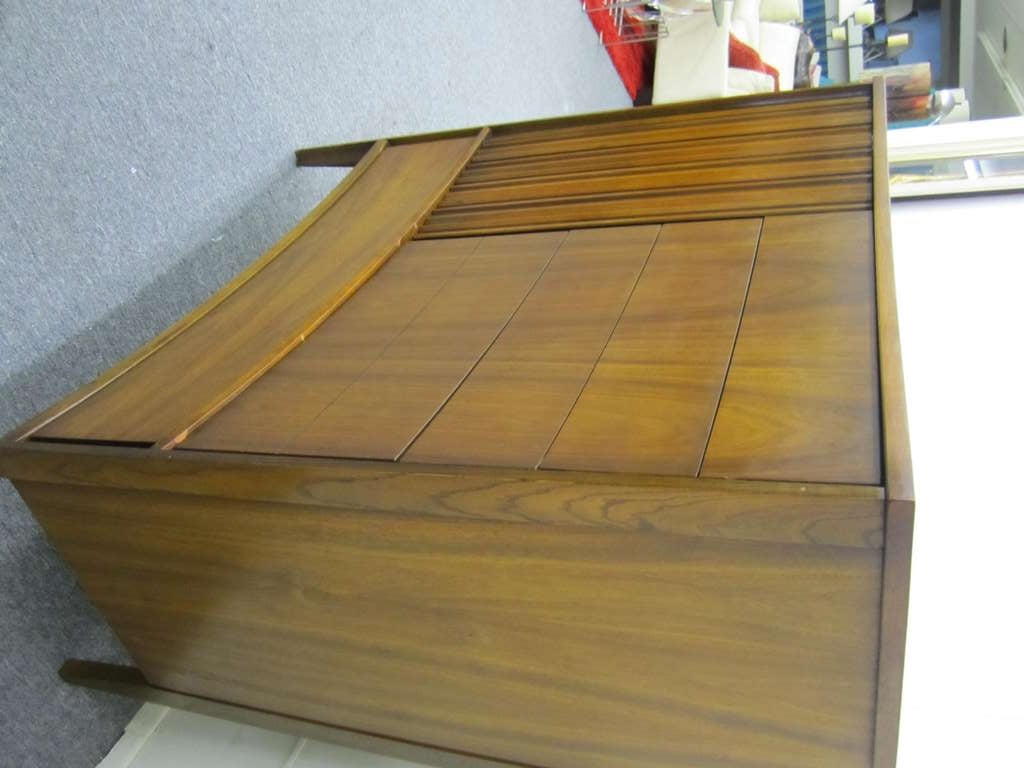 Mid-Century Modern Mid-century Modern Curved Front Tall Dresser Signed Strata Unagusta