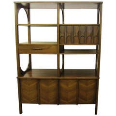 Lovely Kent Coffey Perspecta Double Sided Room Divider Wall Unit Mid-century