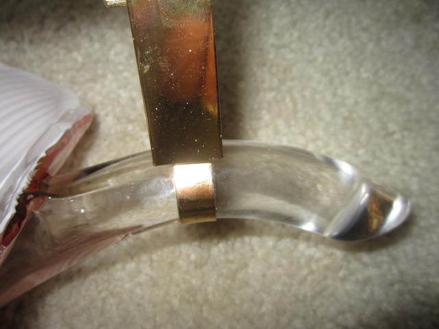 Pair Of Gorgeous Pink Murano Camer Glass Calla Lily Sconces 1