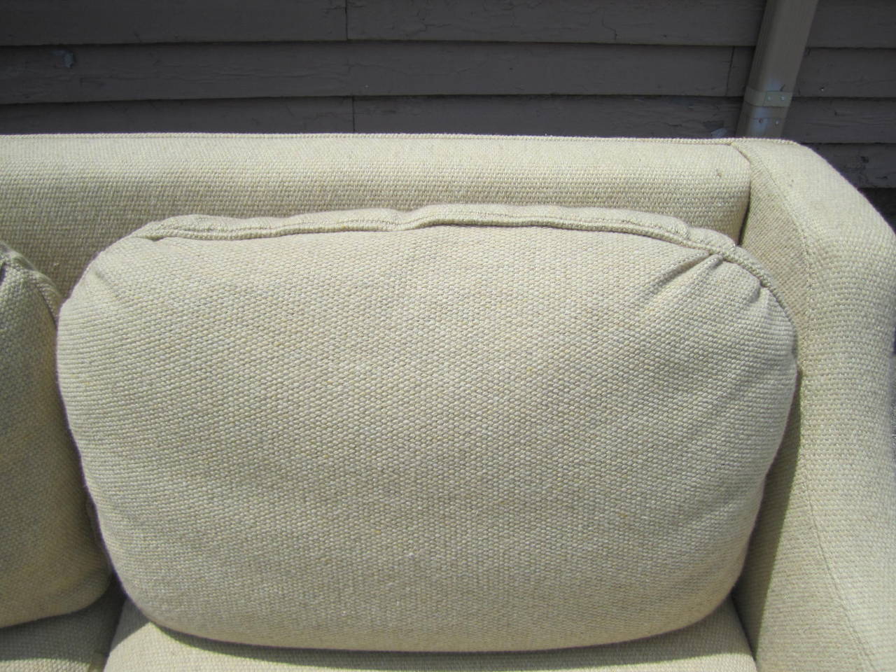 Upholstery Lovely Dunbar Style Four-Seater Sofa, Mid-century Modern