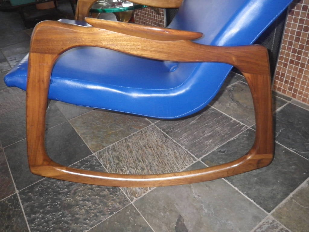 Fabulous Adrian Pearsall Craft Associates Walnut Rocker 1