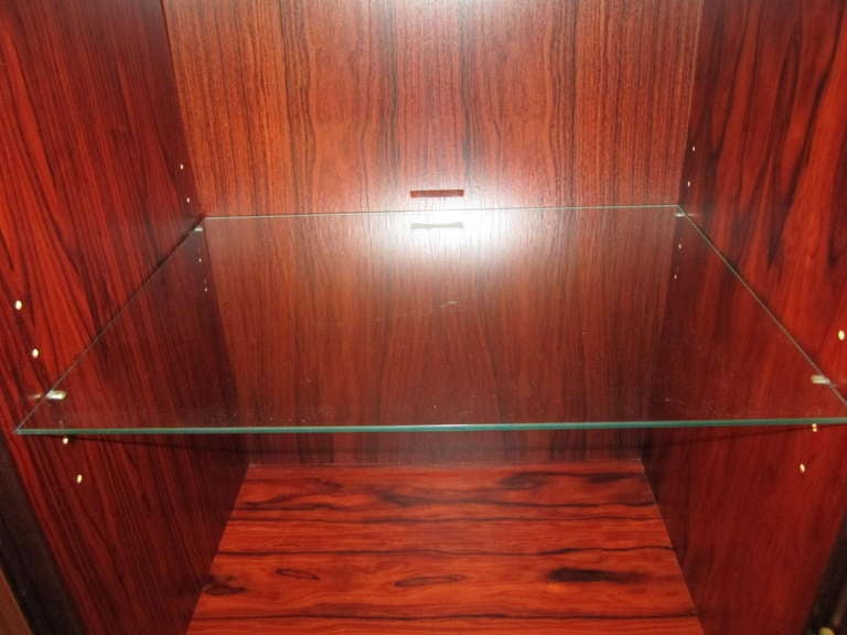 Late 20th Century Gorgeous Signed Skovby Rosewood China Cabinet Credenza Danish Modern