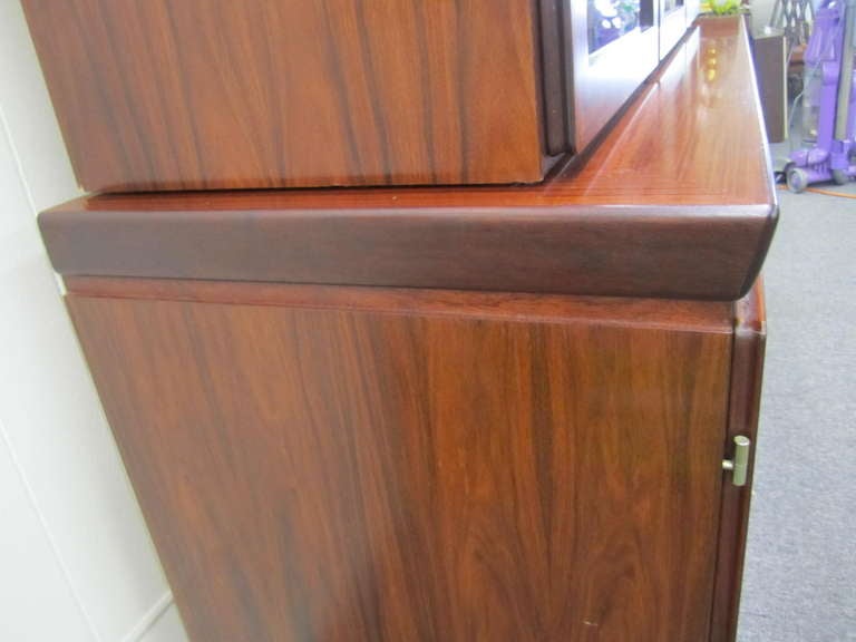 Gorgeous Signed Skovby Rosewood China Cabinet Credenza Danish Modern 1