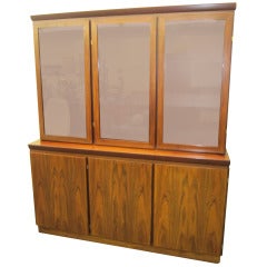 Gorgeous Signed Skovby Rosewood China Cabinet Credenza Danish Modern