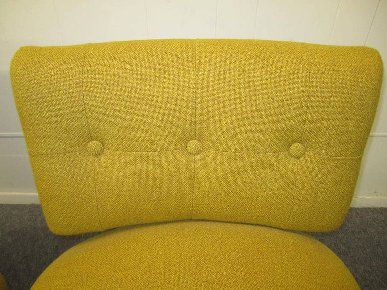 Lovely Pair of Billy Haines Style Slipper Chairs, 1950s, Mid-Century Modern 2