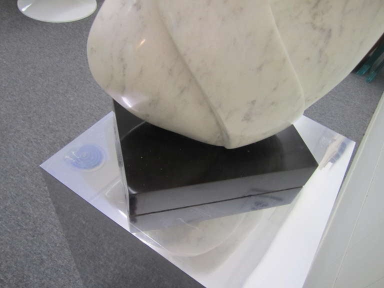 Mid-century Modern Large Scale Abstract Marble Sculpture at 1stDibs