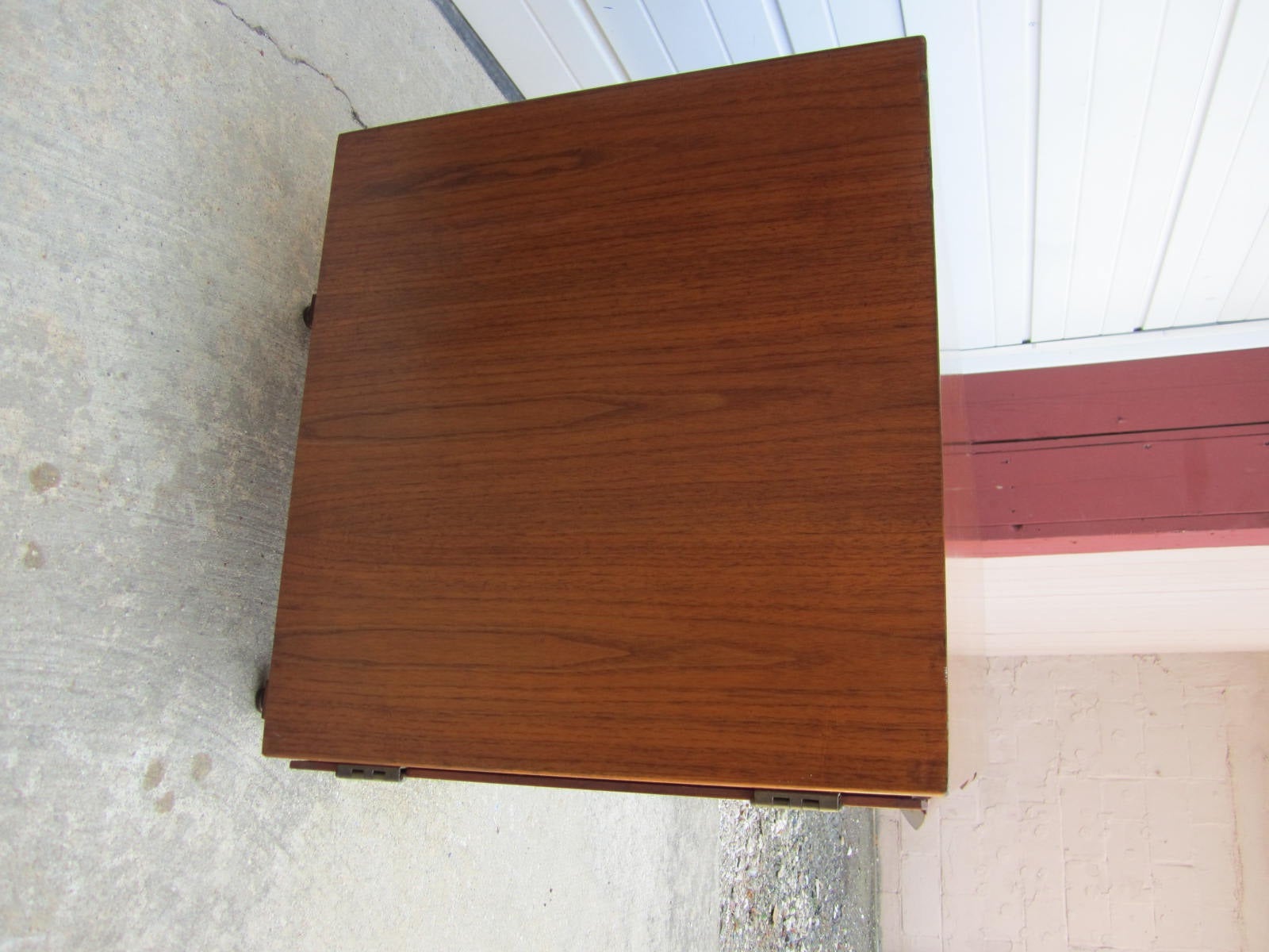 Mid-20th Century Jens Risom Walnut Credenza Cabinet, Mid-Century Modern