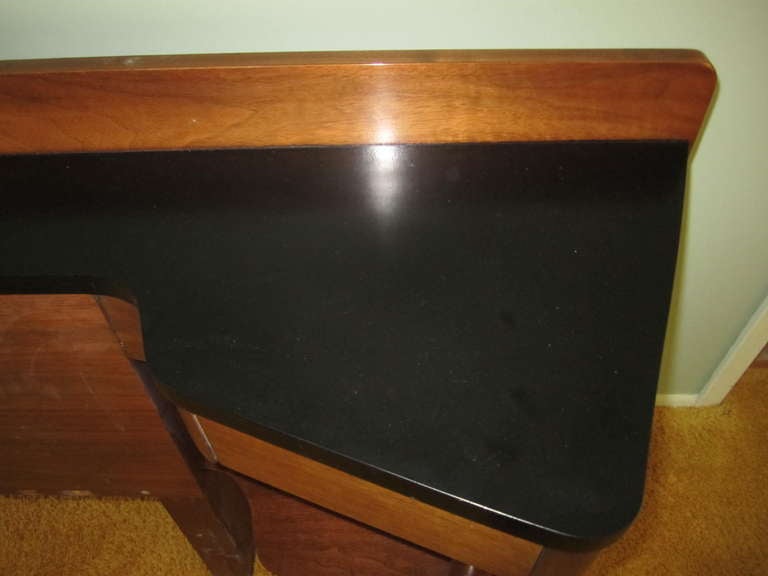 Rare American of Martinsville Headboard and Night Stands Mid-century Modern 3