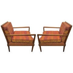 Fantastic Pair Robsjohn Gibbings Style Lounge Chairs Mid-century Modern 6