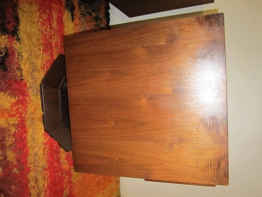 American Pair of Brutalist Paul Evans Style Night Stands Pedestal Mid-century