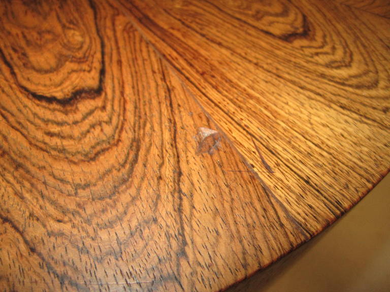 Lovely Danish, Mid-Century Modern Rosewood Cylinder Table In Good Condition In Pemberton, NJ