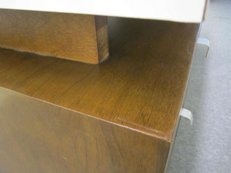 George Nelson For Herman Miller Walnut Executive Desk Mid-century Modern In Good Condition In Pemberton, NJ