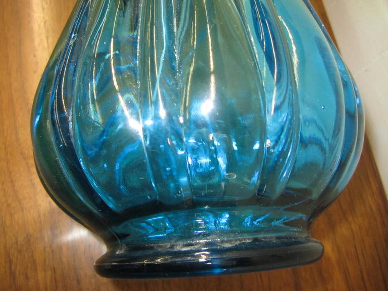 Mid-20th Century Colorful Mid-Century Modern Large Viking Art Glass Vase