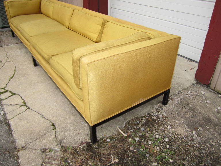 long mid century sofa