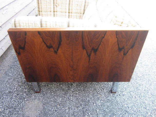 Pair Danish Modern Rosewood Jydsk Mobelvaerk Cube Chairs 5