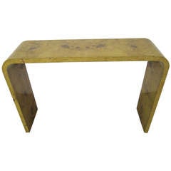 Outstanding Milo Baughman Olivewood Console Table Mid-century Modern