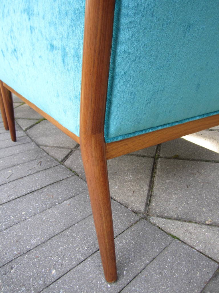 Paire parfaite de fauteuils de salon Directional de Paul McCobb, style mi-siècle moderne en vente 1