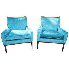 Perfect Pair of Paul McCobb for Directional Lounge Chairs, Mid-Century Modern 11