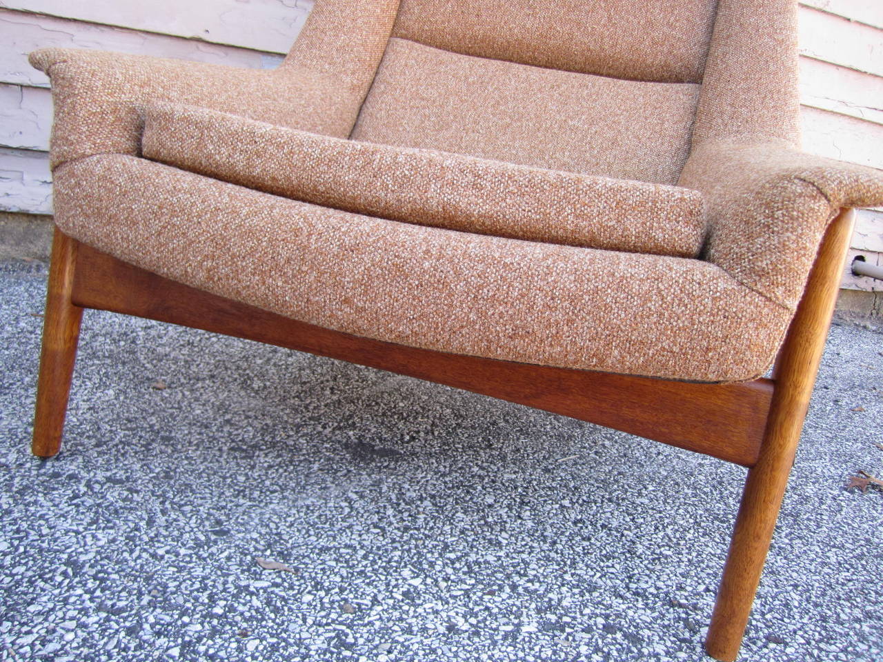 Mid-20th Century Mid-Century Lounge Chair and Ottoman for Dux, Sweden