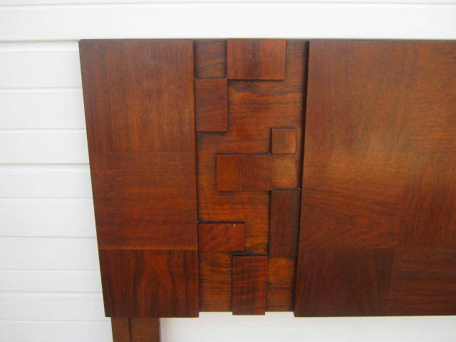 Paul Evans Inspired Brutalist Mosiac 60" Headboard From Lane