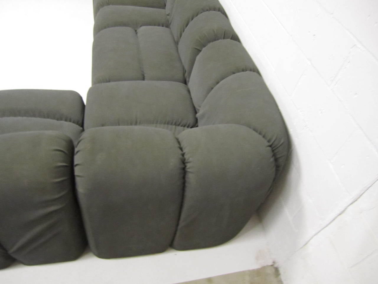 Mid-Century Modern Seven-Piece Signed Paul Evans Sectional Sofa For Sale 3