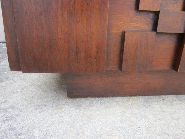 Paul Evans Inspired Brutalist Mosiac Credenza From Lane 4