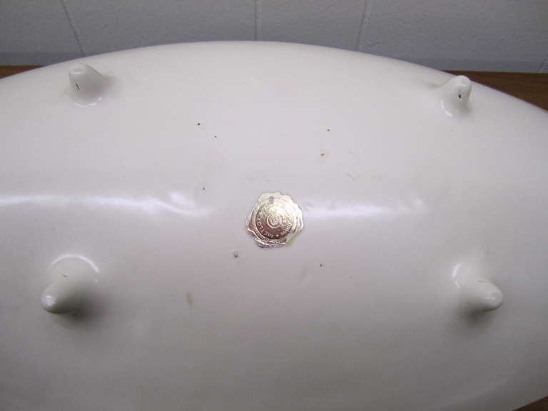 American Large Scale Mid-century Modern Metlox Tropicana Fish PlatterConsole Bowl 