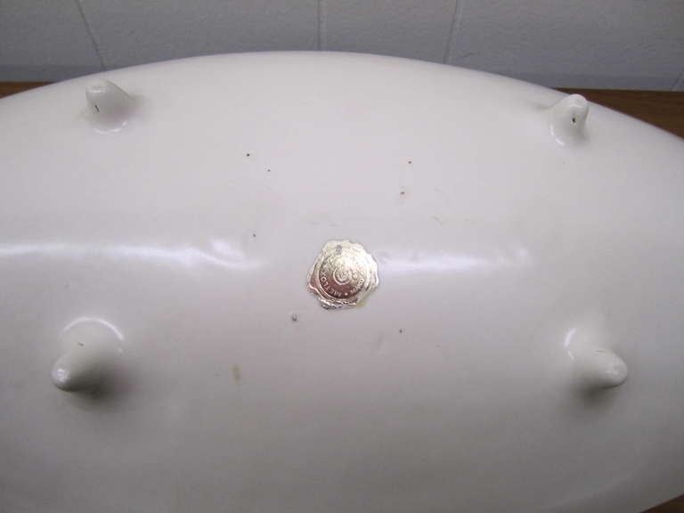 American Large Scale Mid-century Modern Metlox Tropicana Fish PlatterConsole Bowl