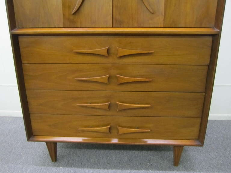 mid century modern dresser tall