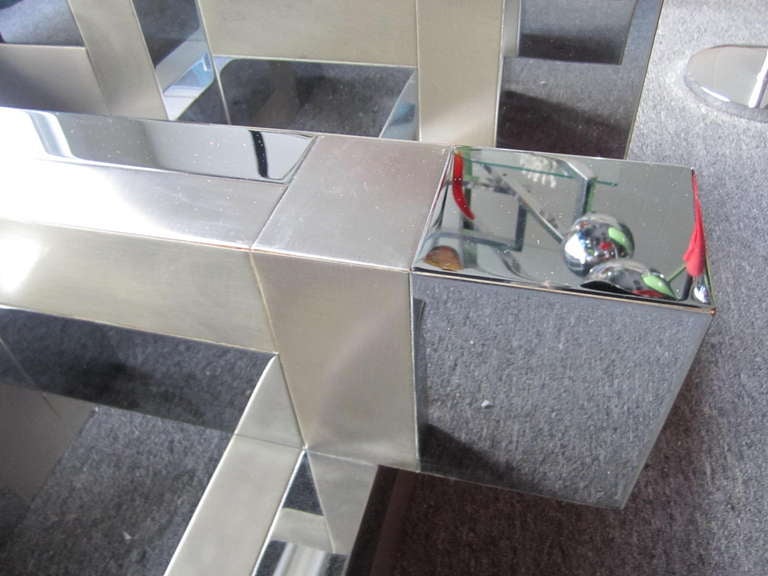 Fabulous Paul Evans Cityscape Round Coffee Table Mid-century Modern