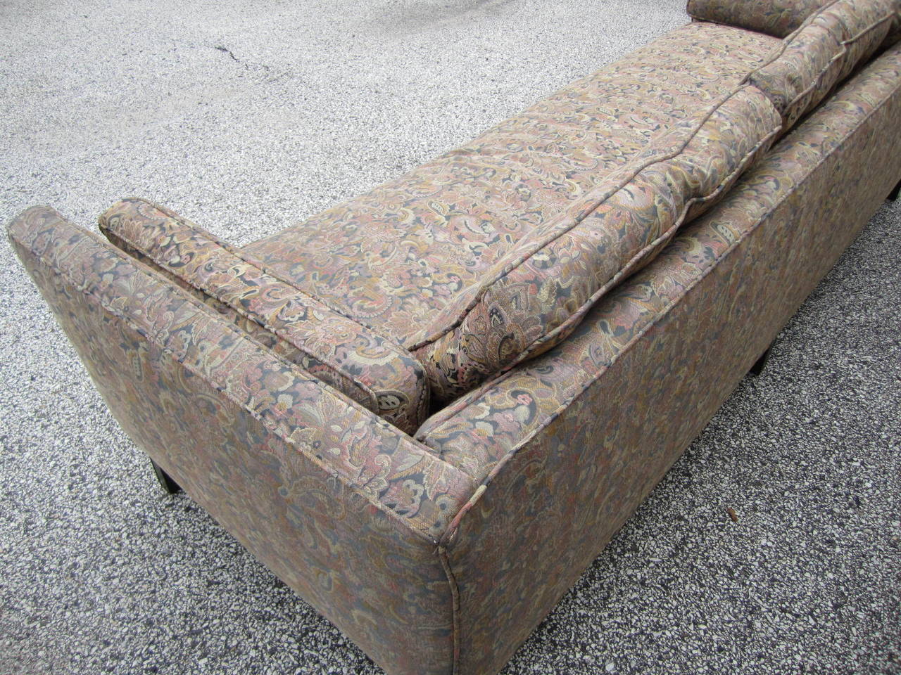 Late 20th Century Stylish Harvey Probber style Sofa Mid-century Modern For Sale