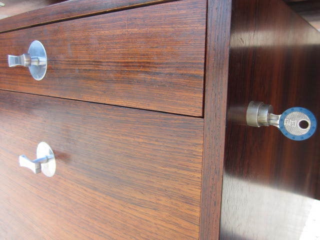 Fabulous Finn Juhl Danish Modern Rosewood Diplomat Desk Mid-Century In Good Condition In Pemberton, NJ