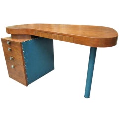 Herman Miller Gilbert Rohde Single Pedastal Desk Mid-century