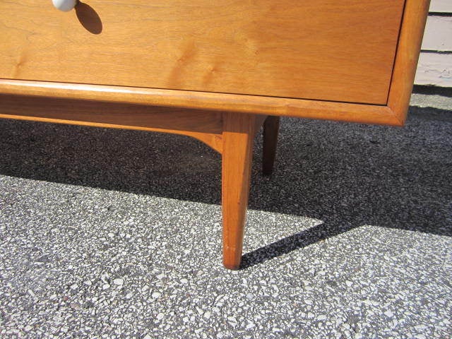 Walnut Kipp Stewart Drexel Declaration Credenza mid-century modern For Sale