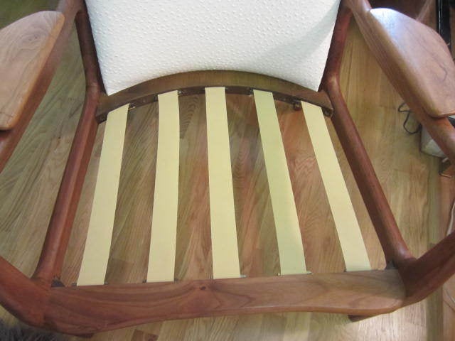 Adrian Pearsall Tall Wing Back Sculptural Walnut Lounge Chair 1