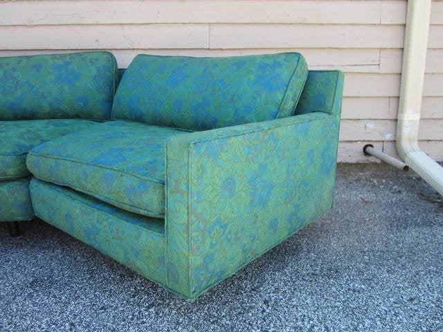 Mid-Century moderno Meraviglioso divano componibile 2 pezzi Harvey Probber, metà del secolo scorso in vendita