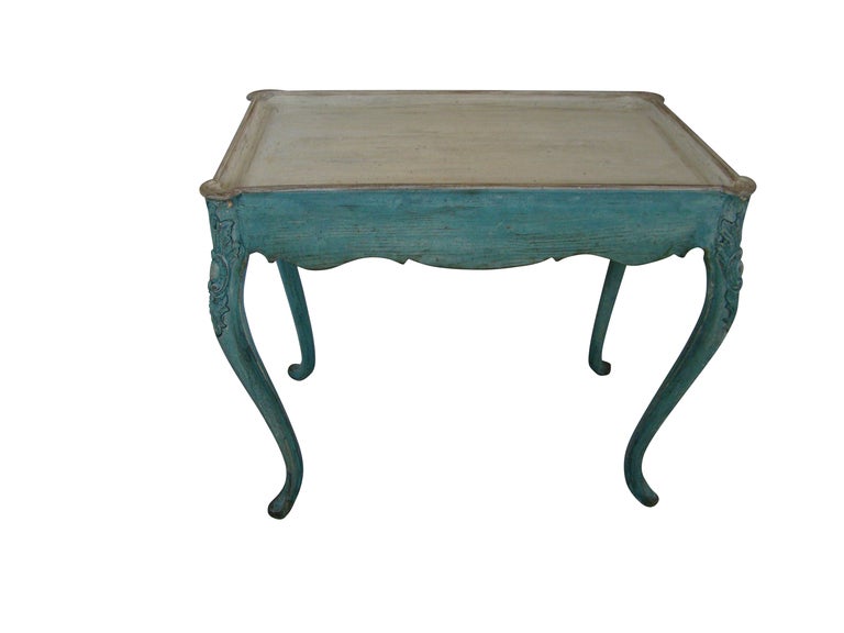 Swedish Rococo Tray or Game Table.