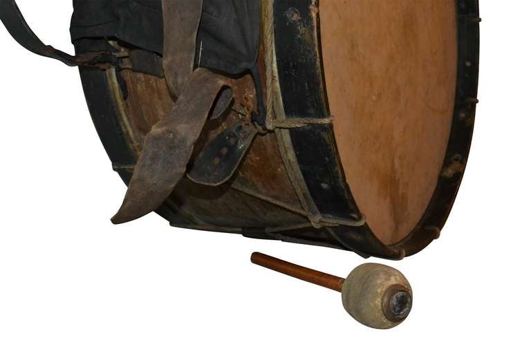 Artisanat Grand tambour danois du 19ème siècle
