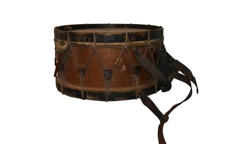 Large Danish 19th Century Drum 2