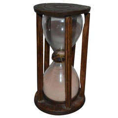 Antique 19th Century Hour Glass
