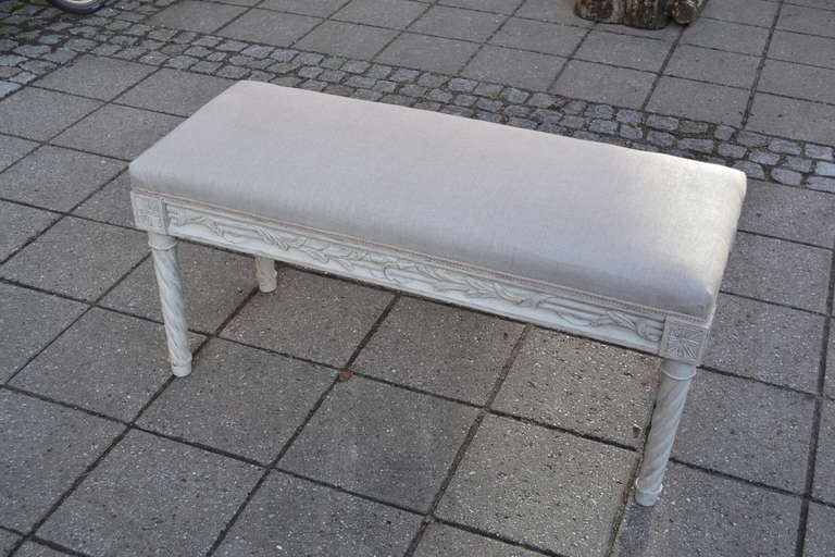 19th C Gustavian Bench In Good Condition In Haddonfield, NJ