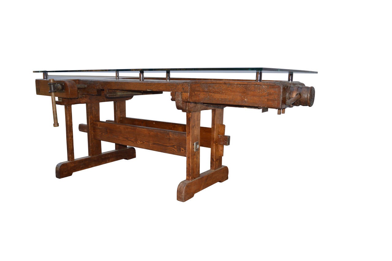 modern woodworking bench