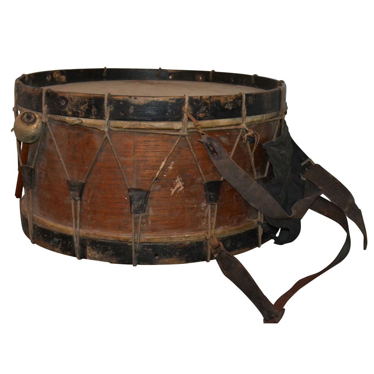 Large Danish 19th Century Drum